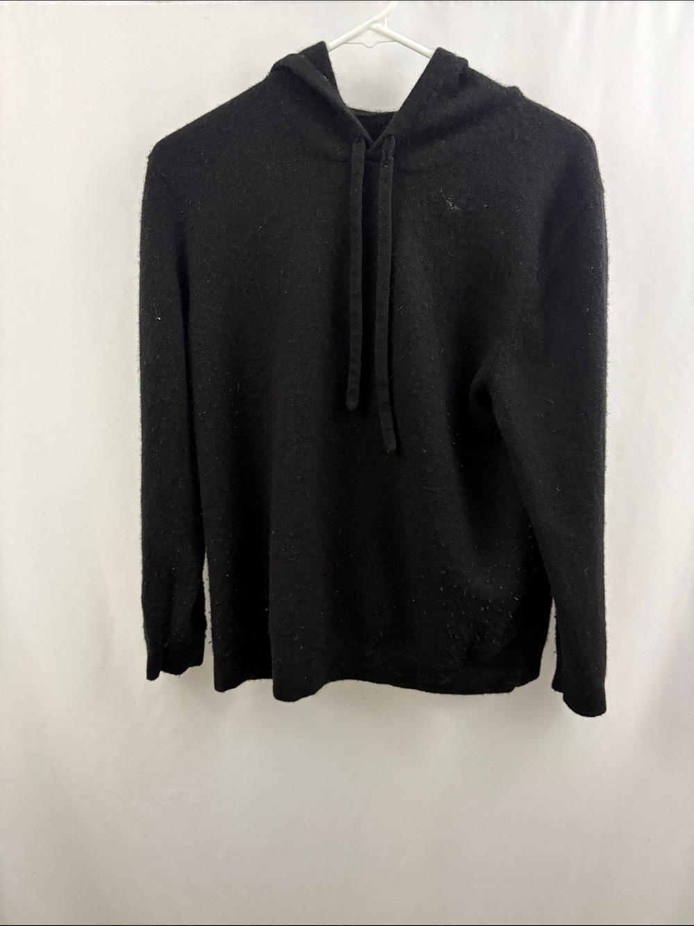 Naadam 100% Cashmere Hoodie Sweater Womens size Medium Black